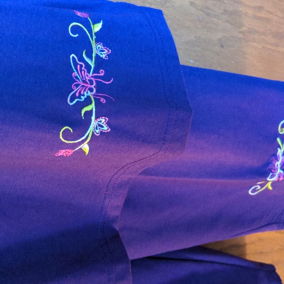 UNIK 2 Piece Butterfly Pant Suit Large - Picture 8 of 10